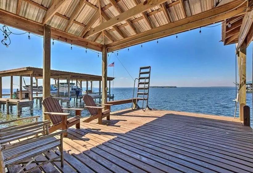 Spacious Livingston Home W/ Private Boat Dock