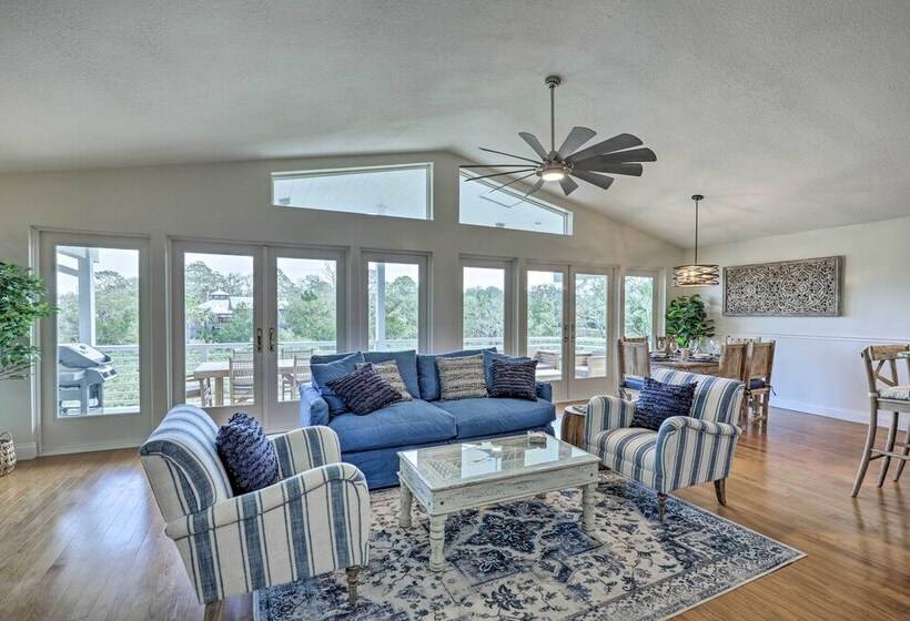 St Augustine Home W/ Swim Spa & Marsh Views!