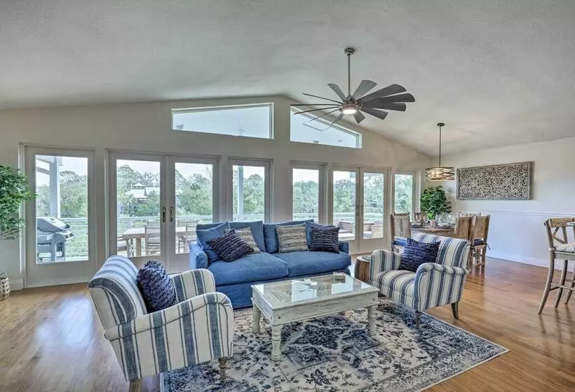 St Augustine Home W/ Swim Spa & Marsh Views!