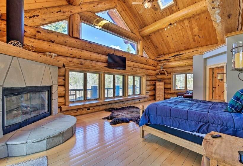 22str 00019 Fairplay Cabin W/ Hot Tub & Sauna