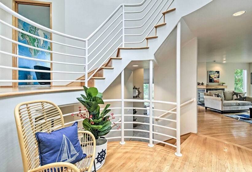 Unique Port Ludlow Home W/ 3 Decks & Hot Tub!