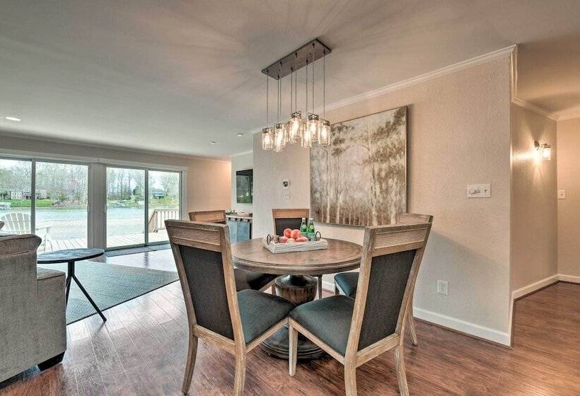 Waterfront Home W/ Private Beach On Lake Norman!