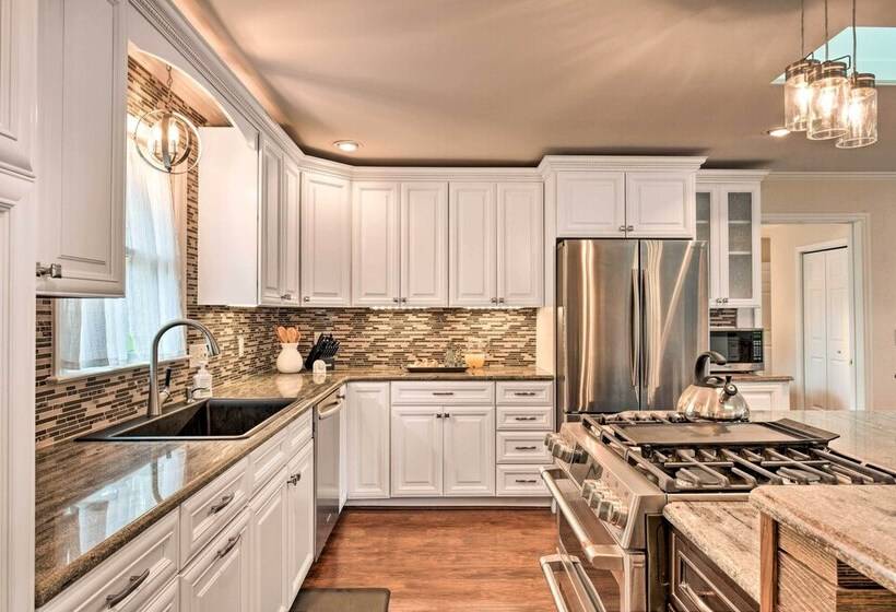 Waterfront Home W/ Private Beach On Lake Norman!