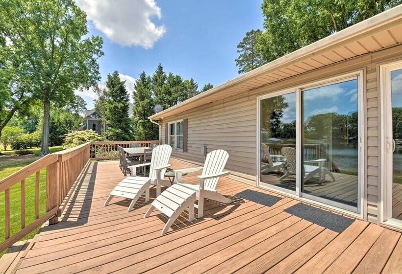 Waterfront Home W/ Private Beach On Lake Norman!