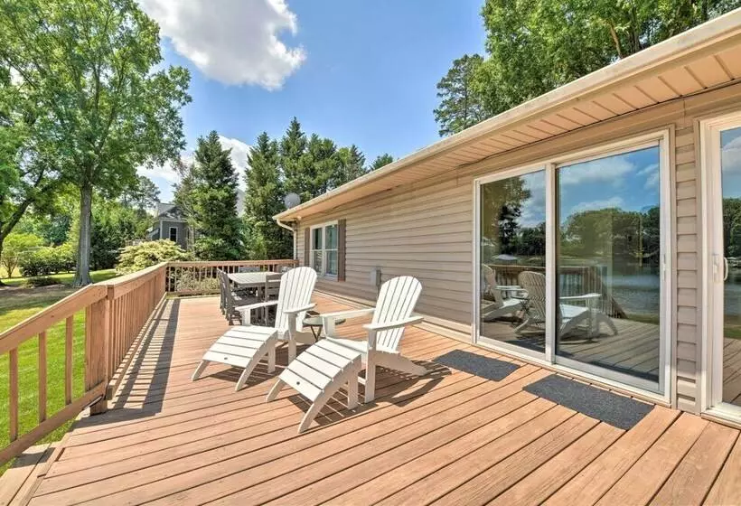 Waterfront Home W/ Private Beach On Lake Norman!
