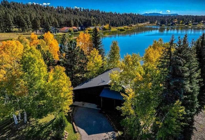 Pagosa Lakefront Home W/ Hot Tub, A/c, & Canoe!