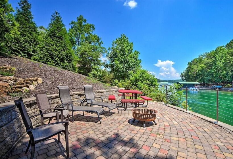 Lakefront Keowee Home W/ Dock ~ 14 Mi To Clemson
