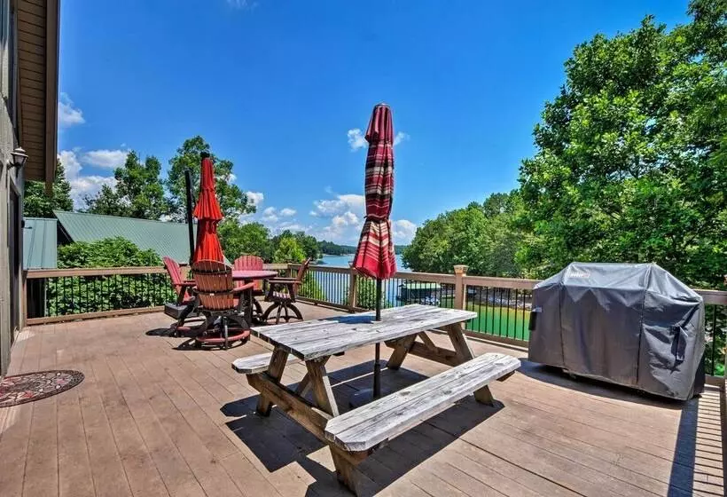 Lakefront Keowee Home W/ Dock ~ 14 Mi To Clemson