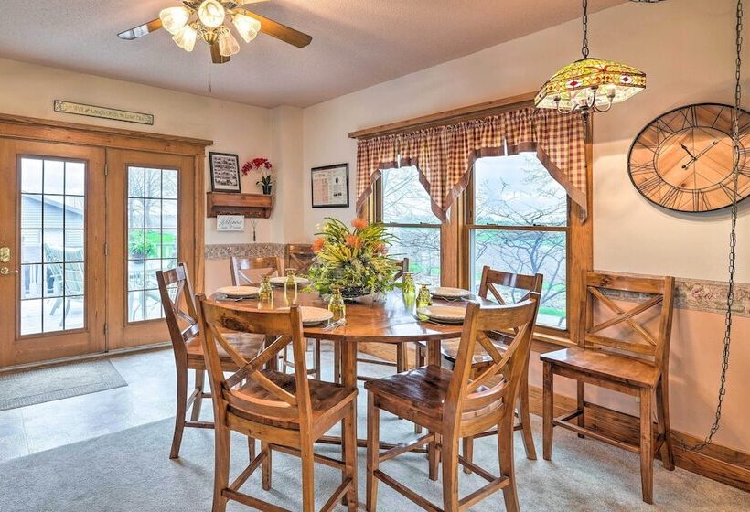 Relaxing Waterloo Retreat W/ Orchard View!