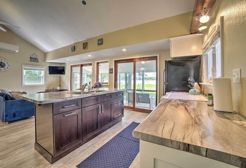 Rome City Waterfront Oasis W/ Beach & Dock!