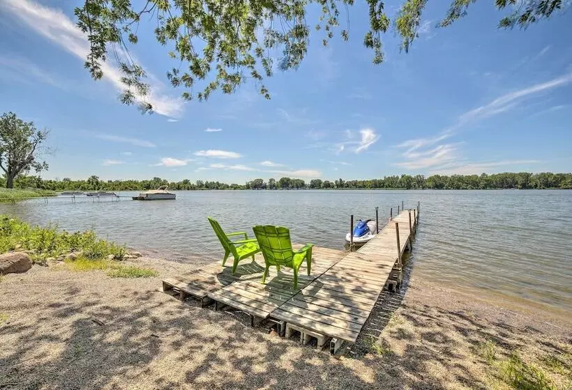 Rome City Waterfront Oasis W/ Beach & Dock!