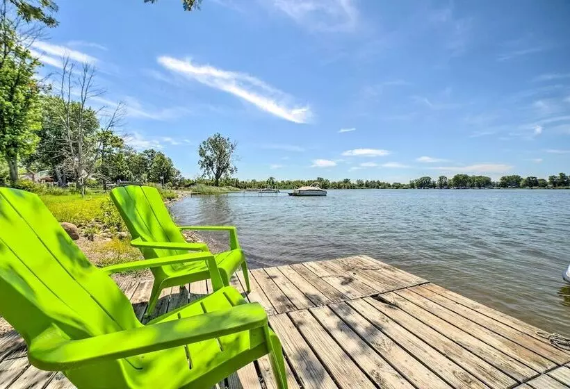 Rome City Waterfront Oasis W/ Beach & Dock!