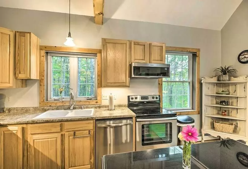 Secluded New Durham Home W/ Mtn & Lake Views!