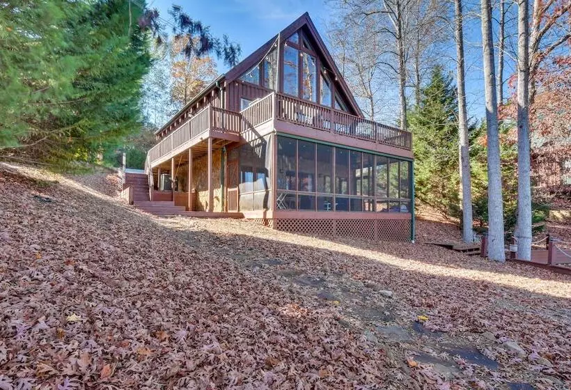 Beautiful Lake Keowee Home W/ Boat Dock & Fire Pit