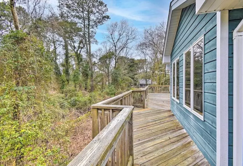 Southern Shores Family Retreat Mins To Beach!