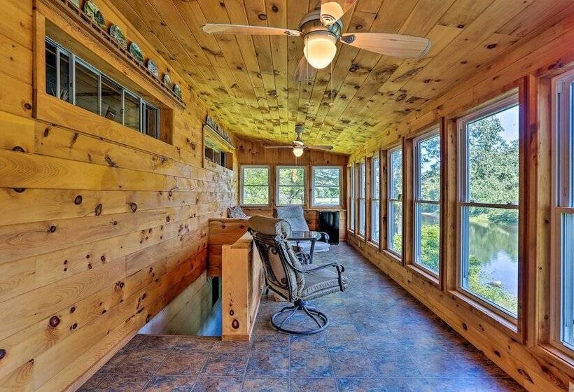 Beach Lake Cabin On Delaware River W/sunroom!