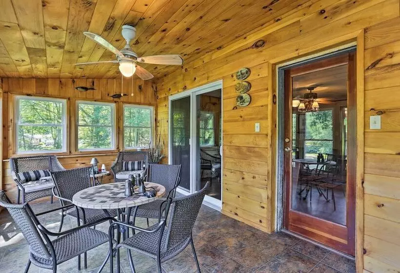 Beach Lake Cabin On Delaware River W/sunroom!