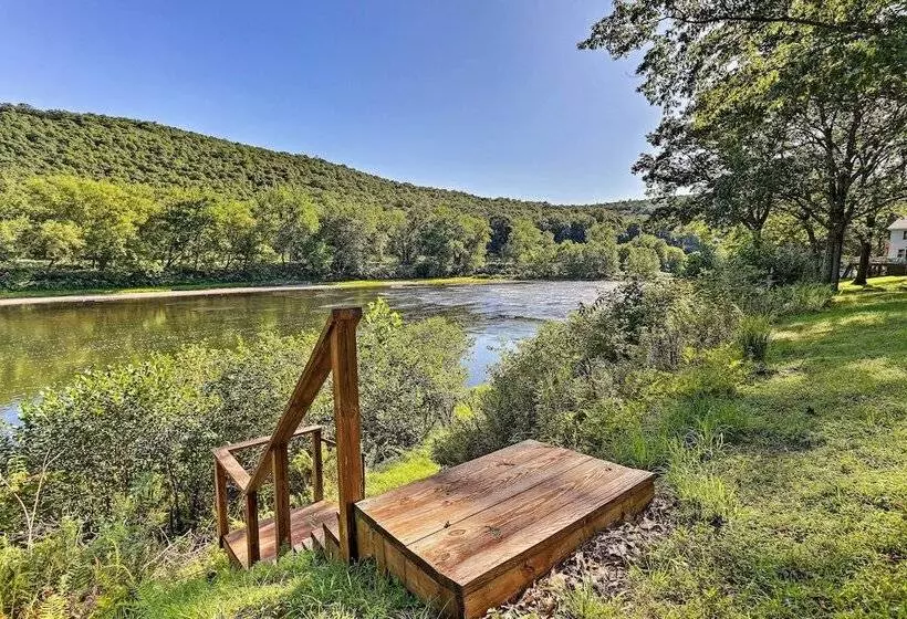 Beach Lake Cabin On Delaware River W/sunroom!