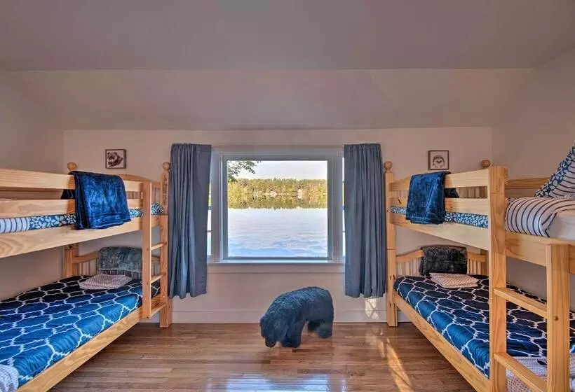Pet Friendly Waterfront Cottage: On Site Bunkhouse