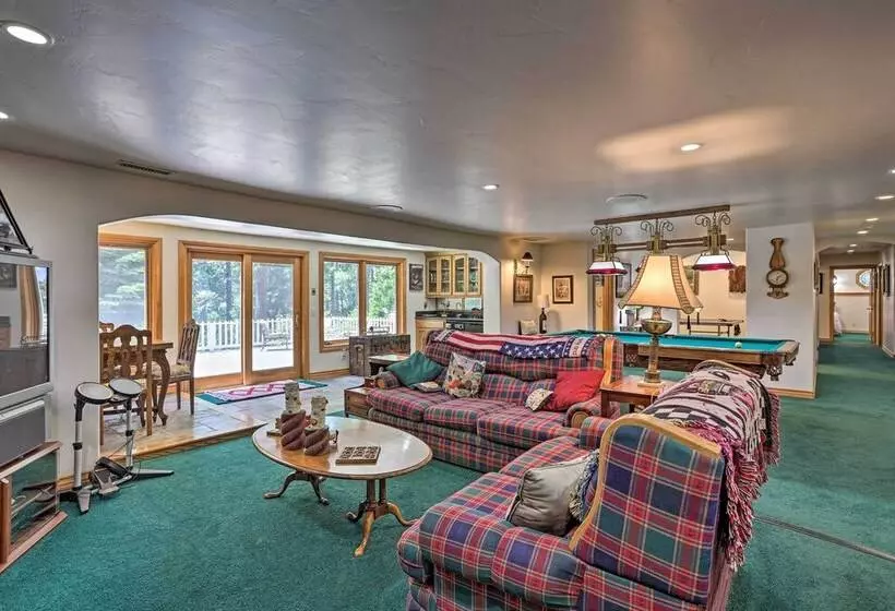 Waterfront Lake Arrowhead Home W/ View & Game Room