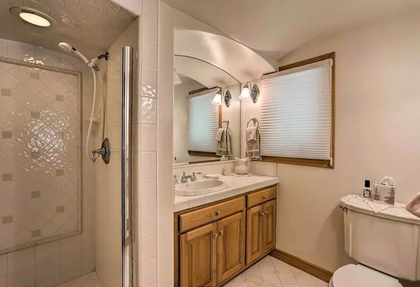 Waterfront Lake Arrowhead Home W/ View & Game Room