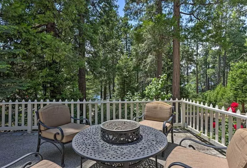 Waterfront Lake Arrowhead Home W/ View & Game Room