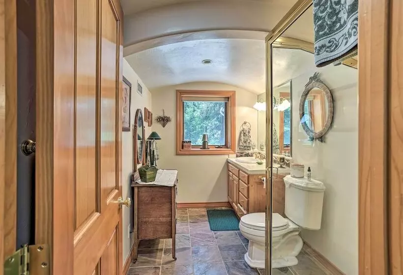 Waterfront Lake Arrowhead Home W/ View & Game Room