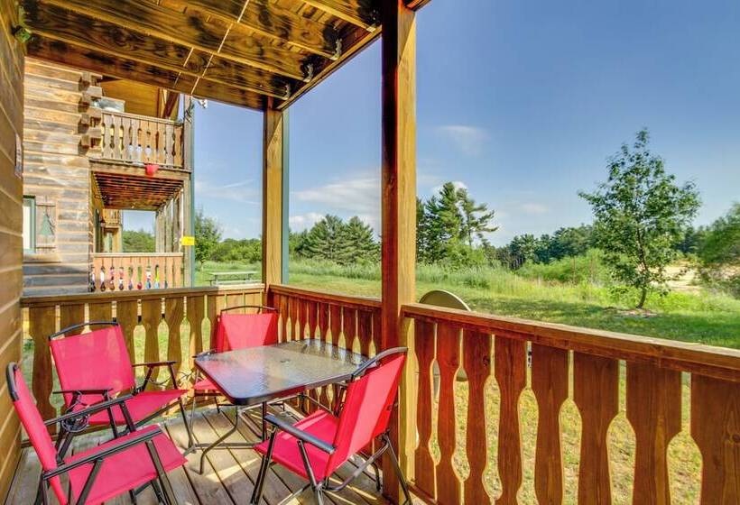 Cozy Three Bears Resort Cabin W/ Deck In Warrens!