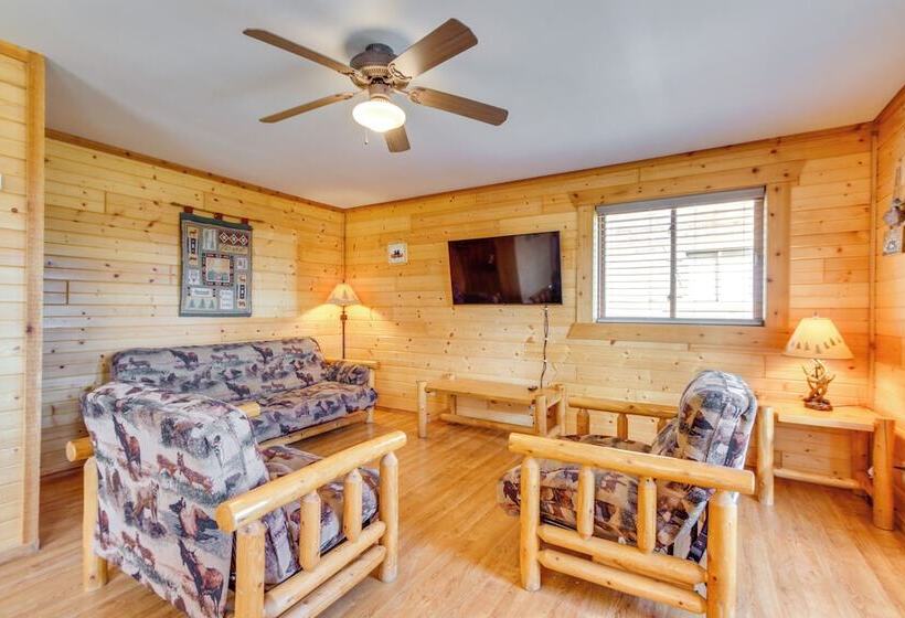 Cozy Three Bears Resort Cabin W/ Deck In Warrens!