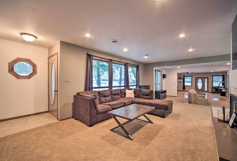 Lakefront Chetek Haven: Dock, Screened Gazebo