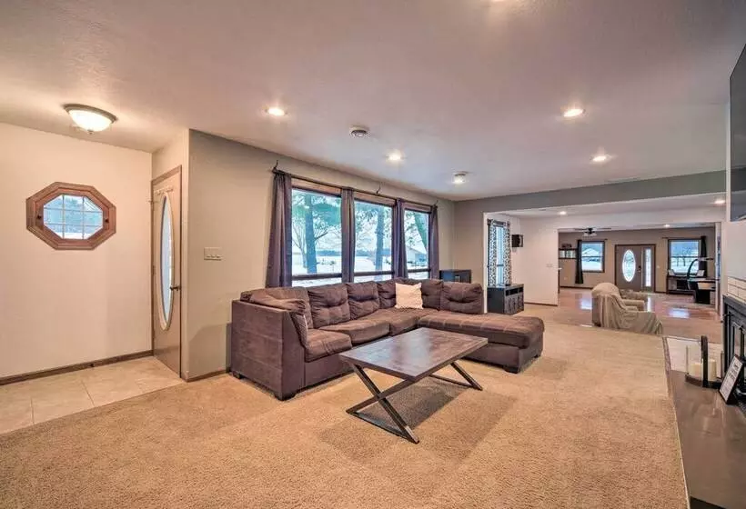 Lakefront Chetek Haven: Dock, Screened Gazebo