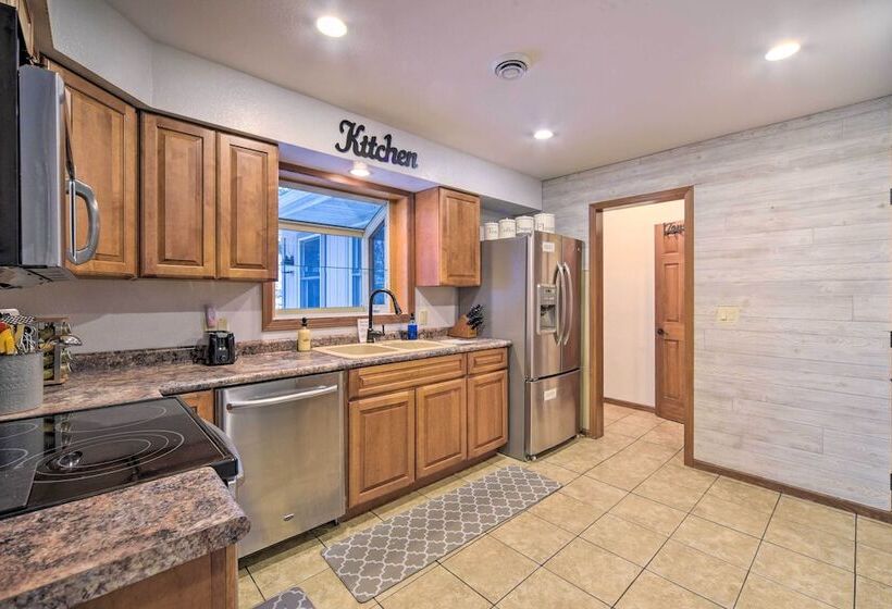 Lakefront Chetek Haven: Dock, Screened Gazebo