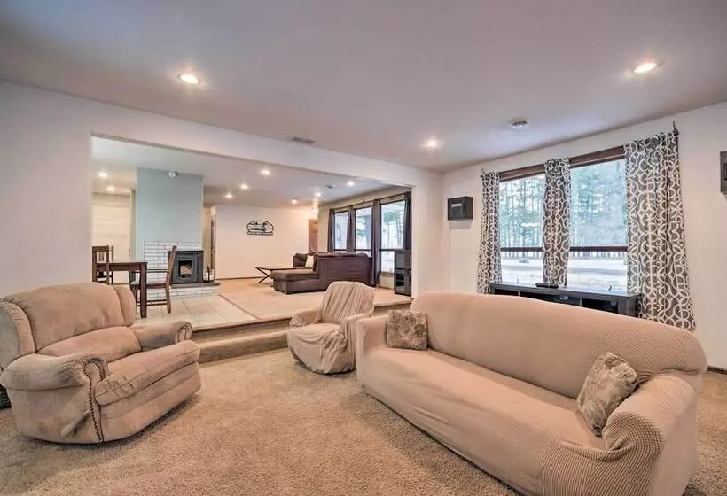 Lakefront Chetek Haven: Dock, Screened Gazebo