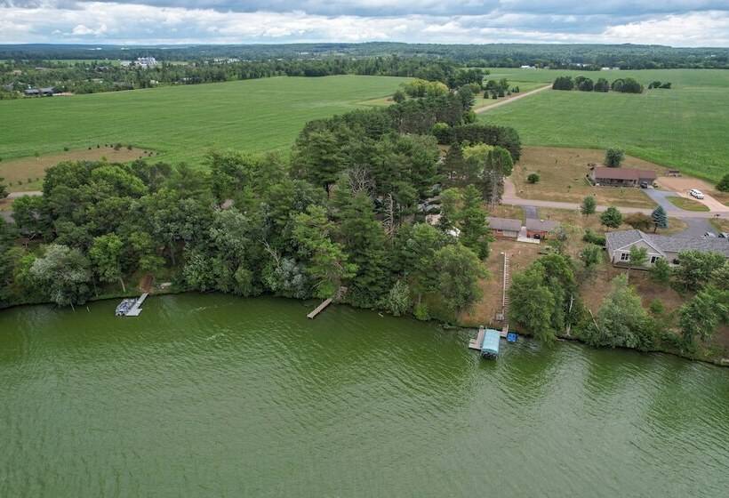 Lakefront Chetek Haven: Dock, Screened Gazebo