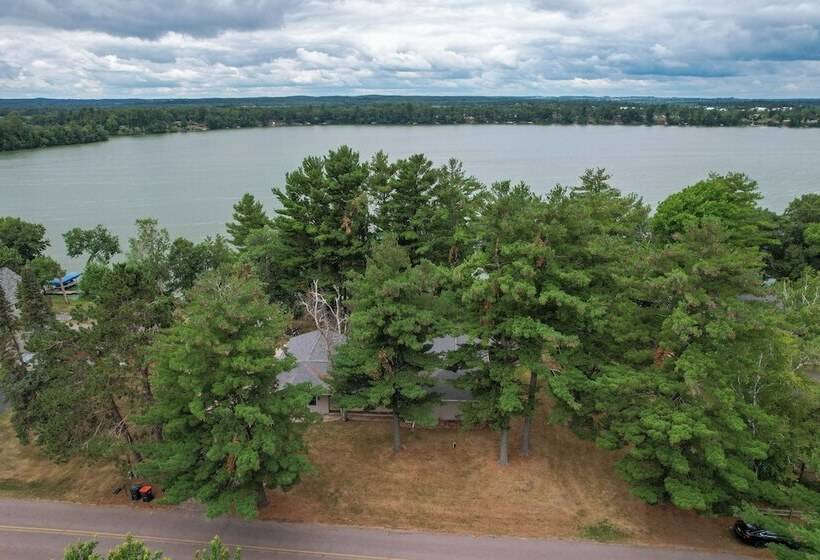 Lakefront Chetek Haven: Dock, Screened Gazebo