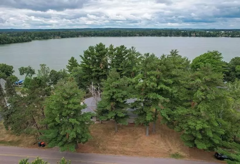 Lakefront Chetek Haven: Dock, Screened Gazebo