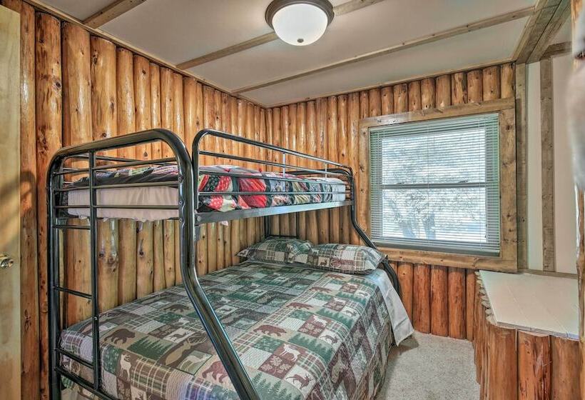 Lakefront Tomahawk Cabin W/ Boat Dock & Deck