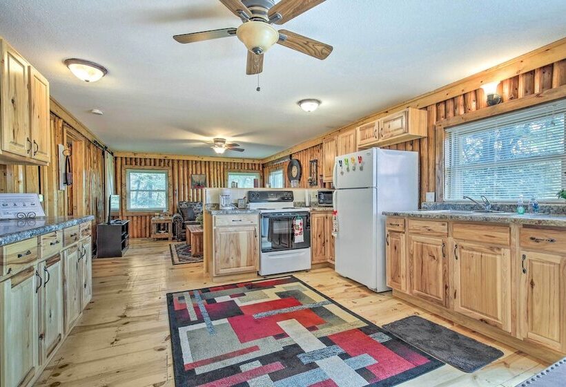 Lakefront Tomahawk Cabin W/ Boat Dock & Deck