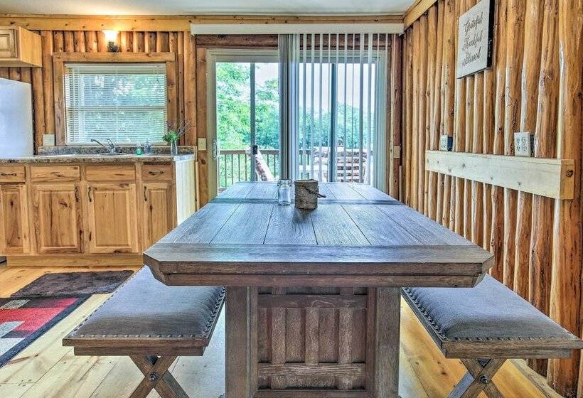 Lakefront Tomahawk Cabin W/ Boat Dock & Deck