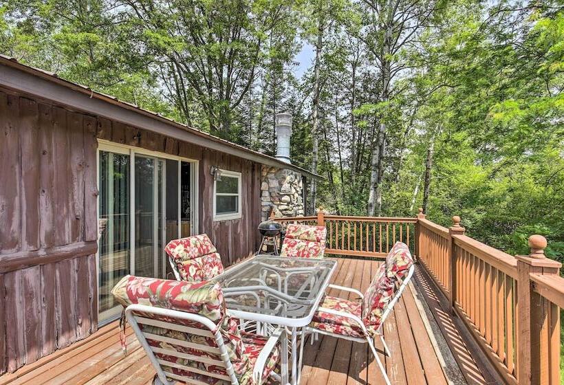 Lakefront Tomahawk Cabin W/ Boat Dock & Deck