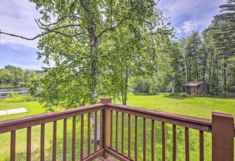 Lakefront Tomahawk Cabin W/ Boat Dock & Deck