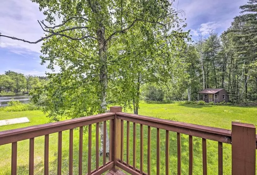 Lakefront Tomahawk Cabin W/ Boat Dock & Deck