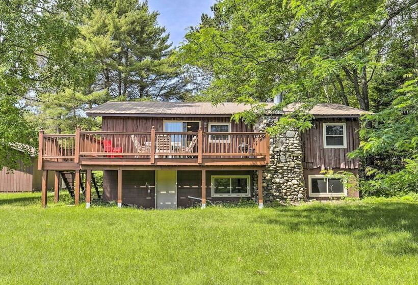 Lakefront Tomahawk Cabin W/ Boat Dock & Deck