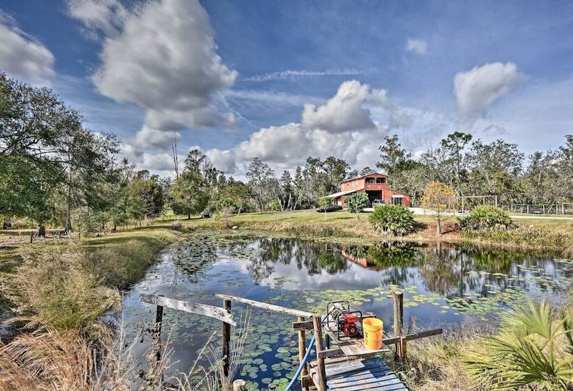 40 Acre Farm W/ Animals & Fishing In Sebring!