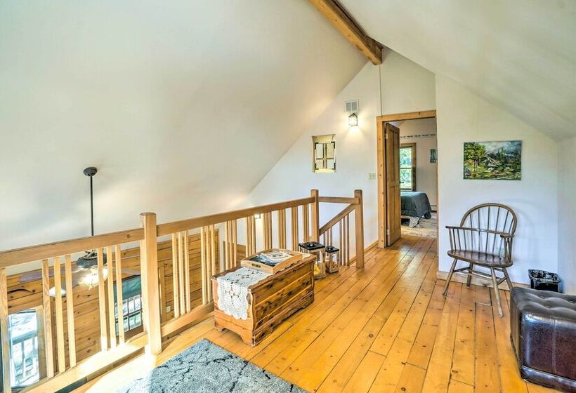 Adorable Black Hawk Mountain Log Cabin: Fire Pit