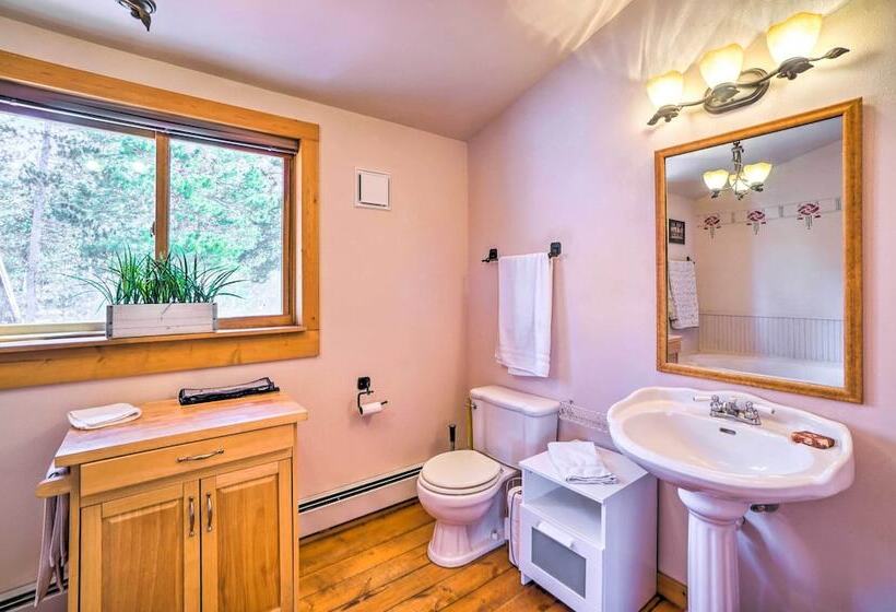 Adorable Black Hawk Mountain Log Cabin: Fire Pit