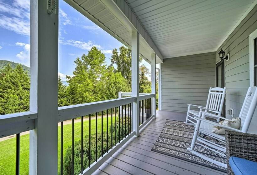 Striking Waynesville Home W/ Mtn Views & Deck