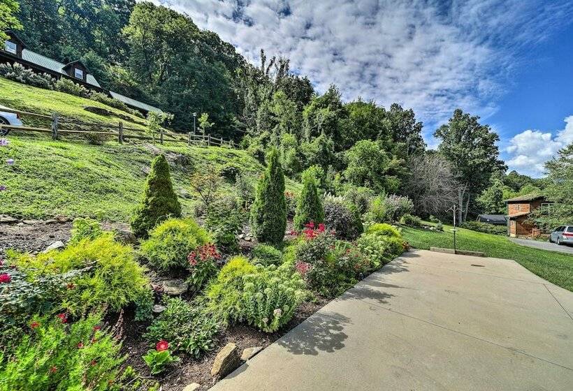 Striking Waynesville Home W/ Mtn Views & Deck