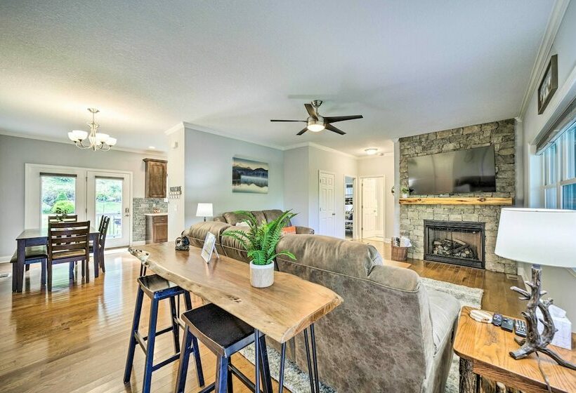 Striking Waynesville Home W/ Mtn Views & Deck