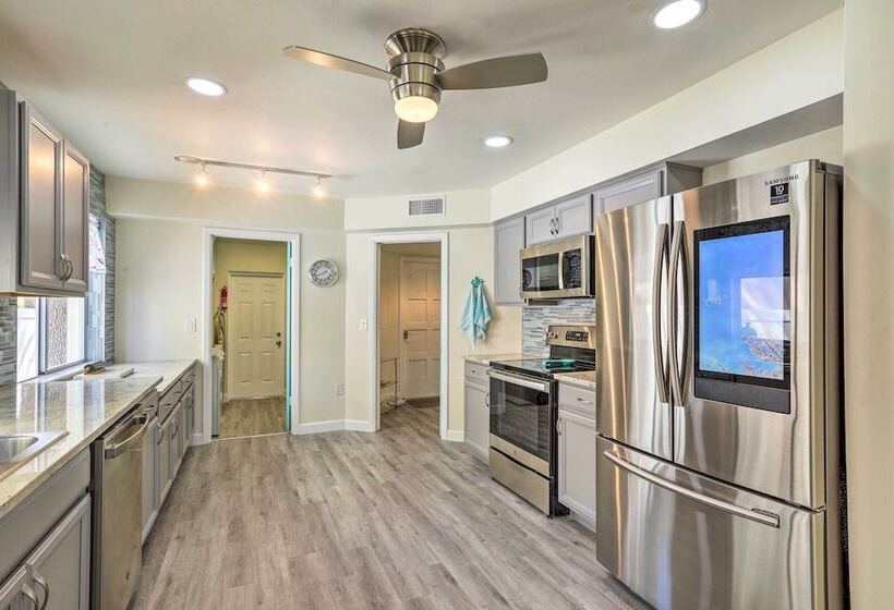 Tropical Waterfront Home: Central Location!